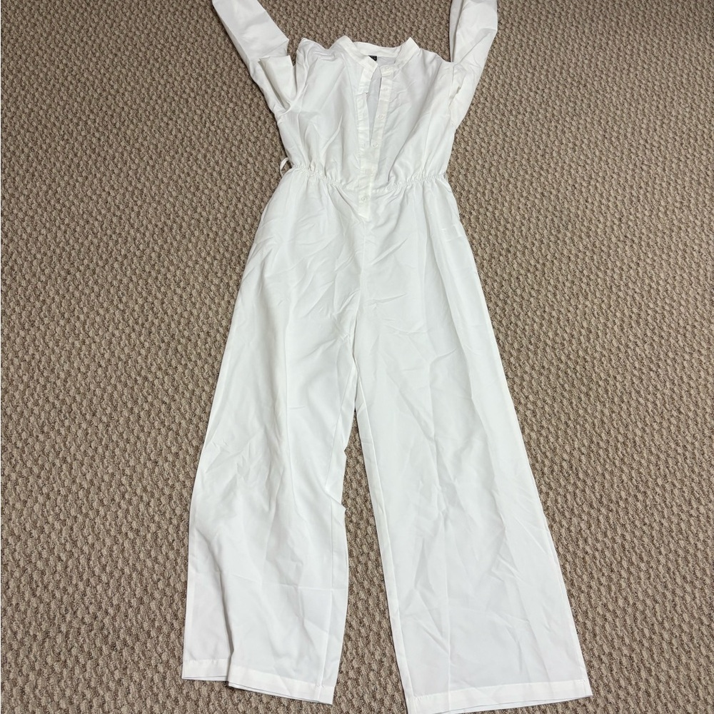 SHEIN Classic White Jumpsuit